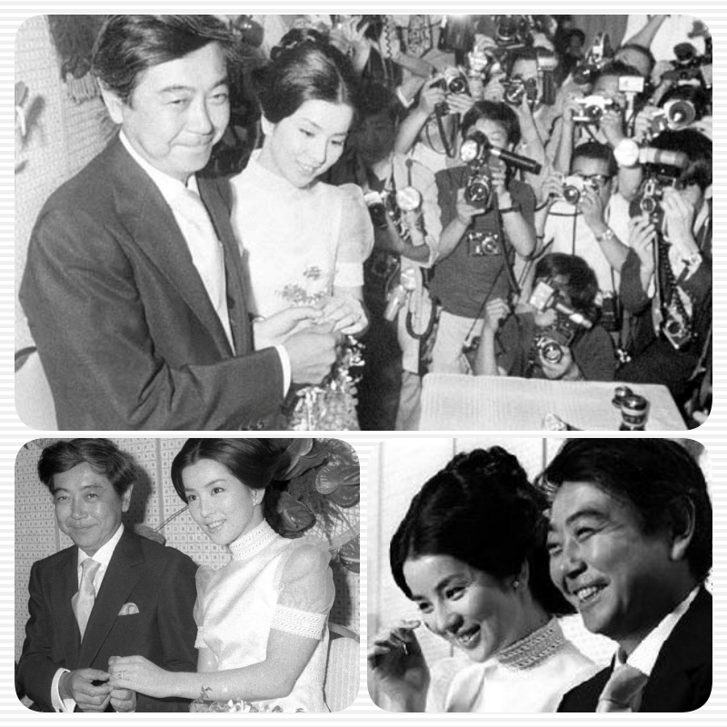 1973年岡田太郎氏と結婚